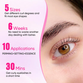 PERMANIA strong clear glue close-up demonstrating secure lash hold