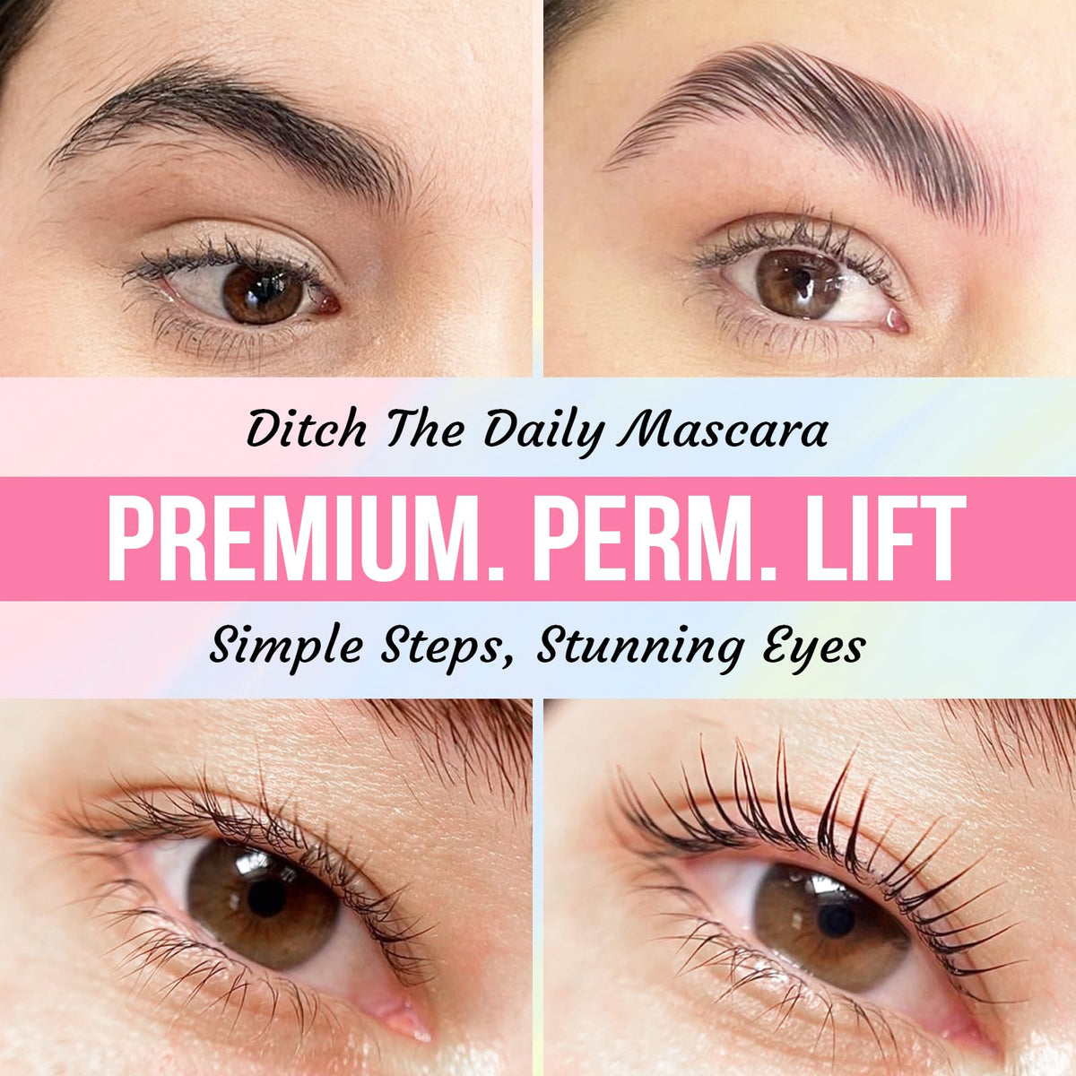 PERMANIA tube design dispensing precise lash perm lotion, highlighting low-mess application