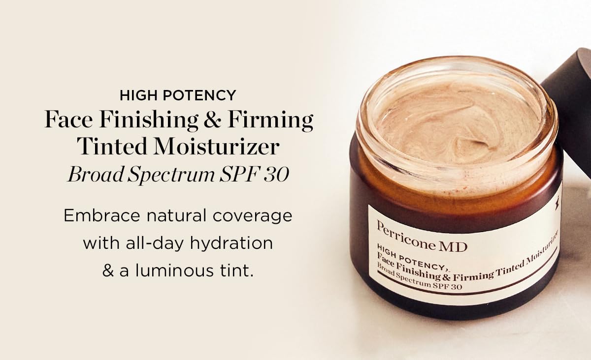Perricone MD applied to skin and blended for natural luminous finish