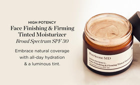 Perricone MD applied to skin and blended for natural luminous finish