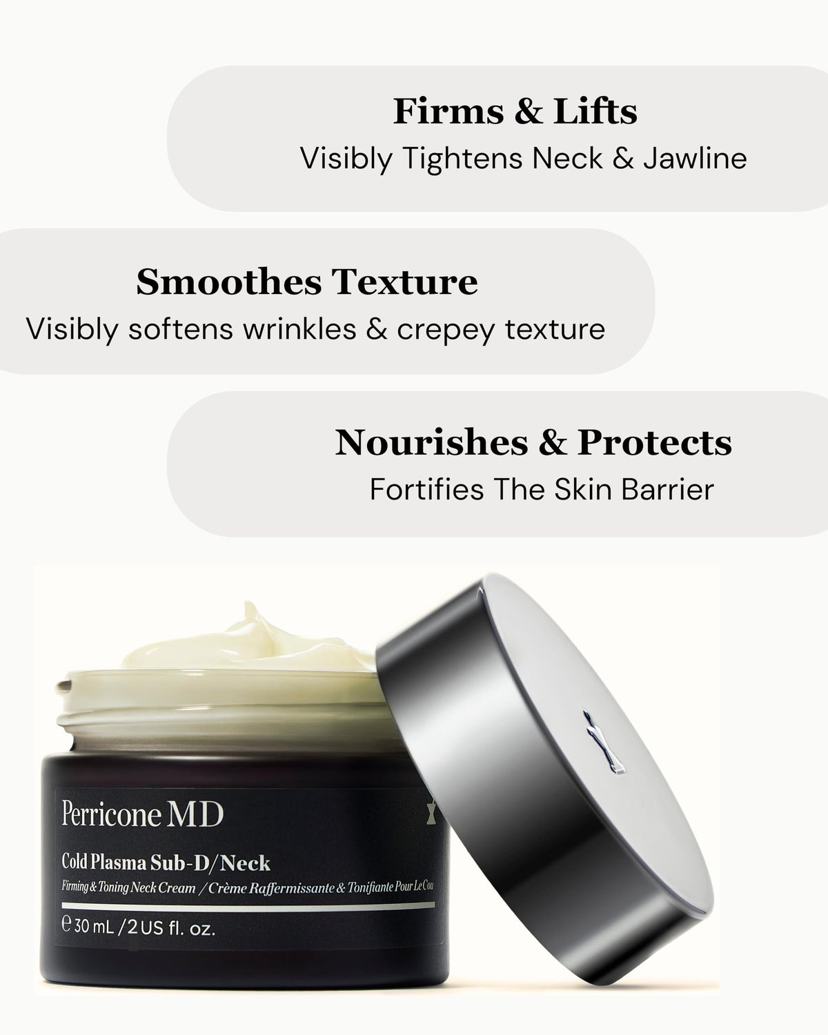 All Day Beauty Perricone MD Cold Plasma Sub D creamy gel-cream texture for quick absorption