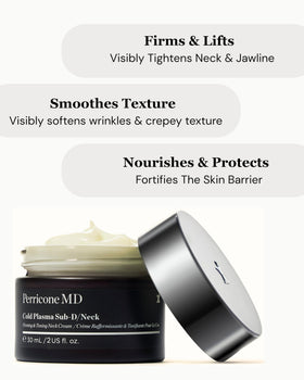 All Day Beauty Perricone MD Cold Plasma Sub D creamy gel-cream texture for quick absorption