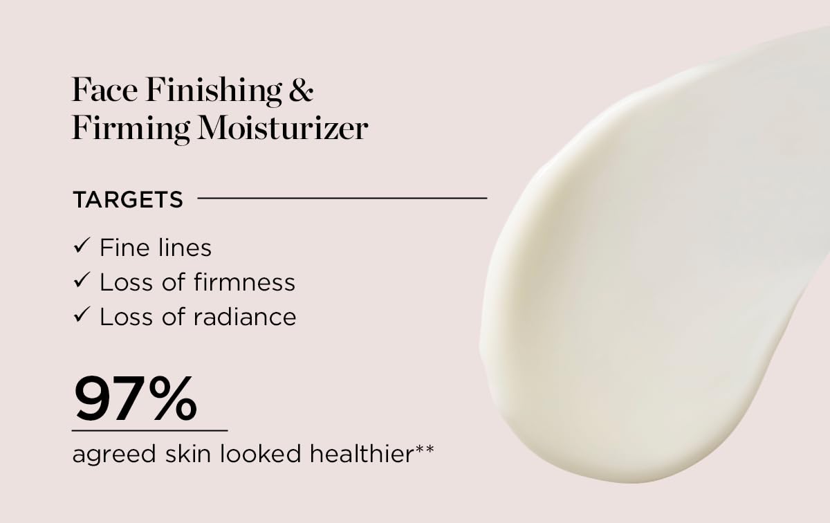 Perricone MD swatch on skin before and after showing smoother, dewy finish
