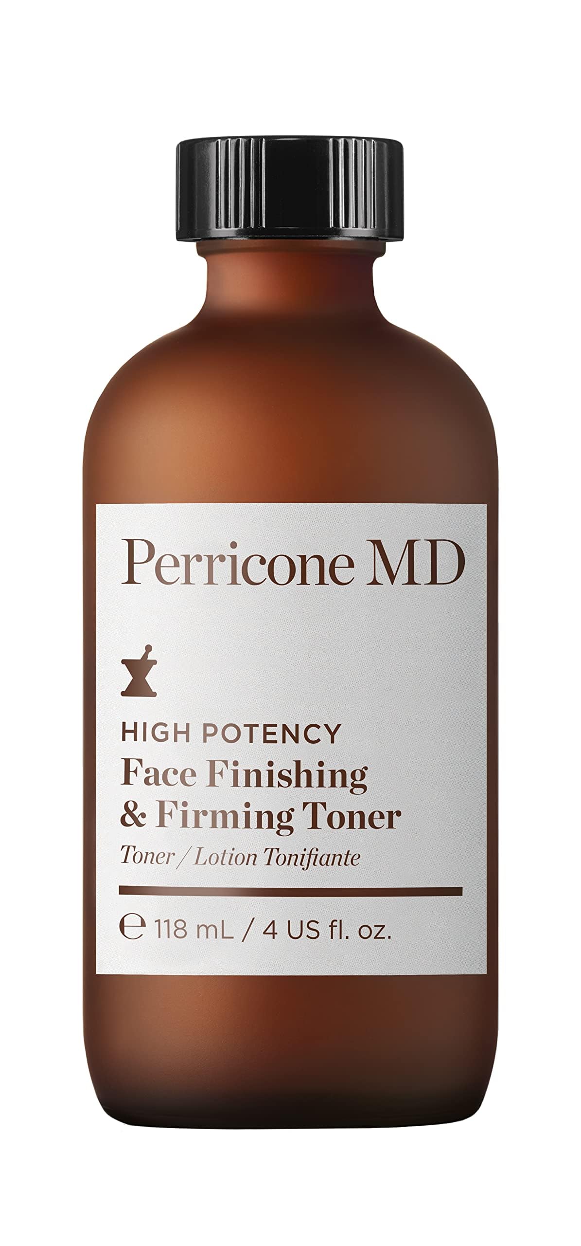 Perricone MD front bottle showing sleek packaging and pore-tightening benefits