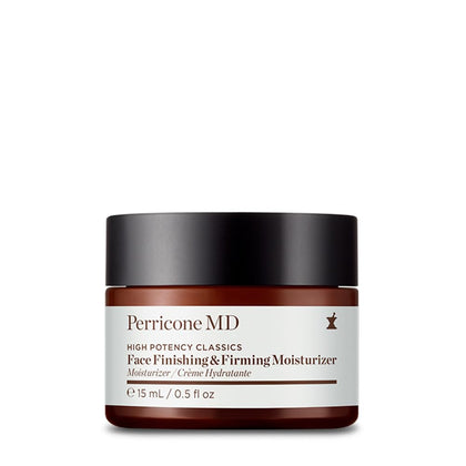 Perricone MD front packaging of 2 fl oz firming face moisturizer showing label and compact jar