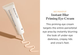 Perricone MD applied under eye demonstrating immediate blur and priming effect