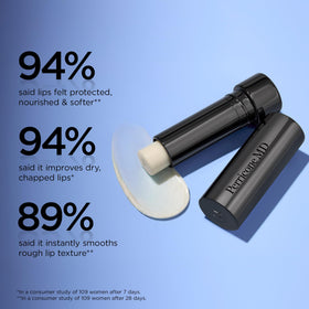 Perricone MD lip therapy being applied to lips demonstrating hydrating, protective finish