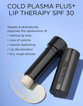Perricone MD product with hyaluronic acid peptide and mineral SPF highlights conveying multi-action benefits