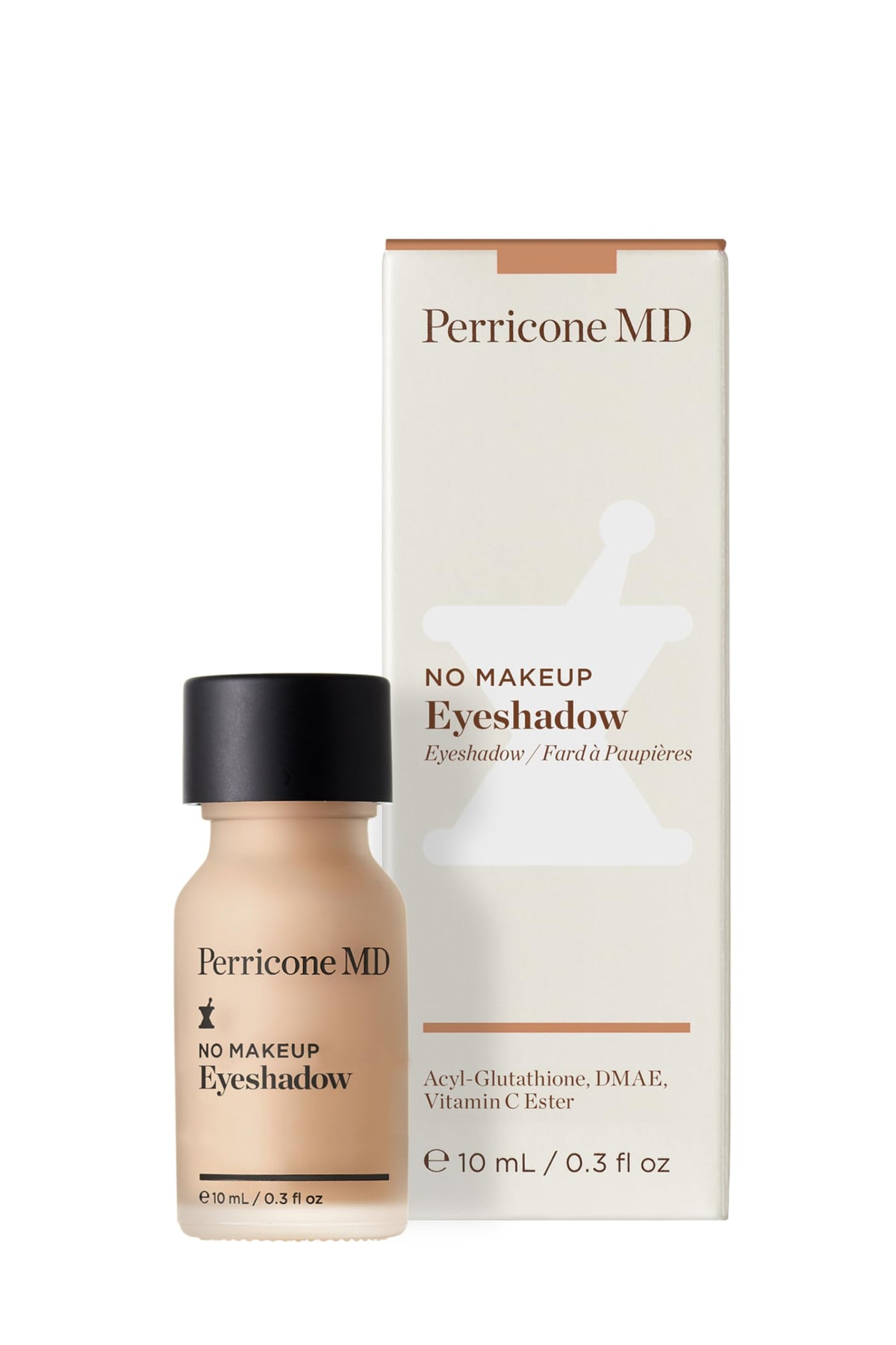 Perricone MD open tube with applicator showing creamy serum texture for smooth application
