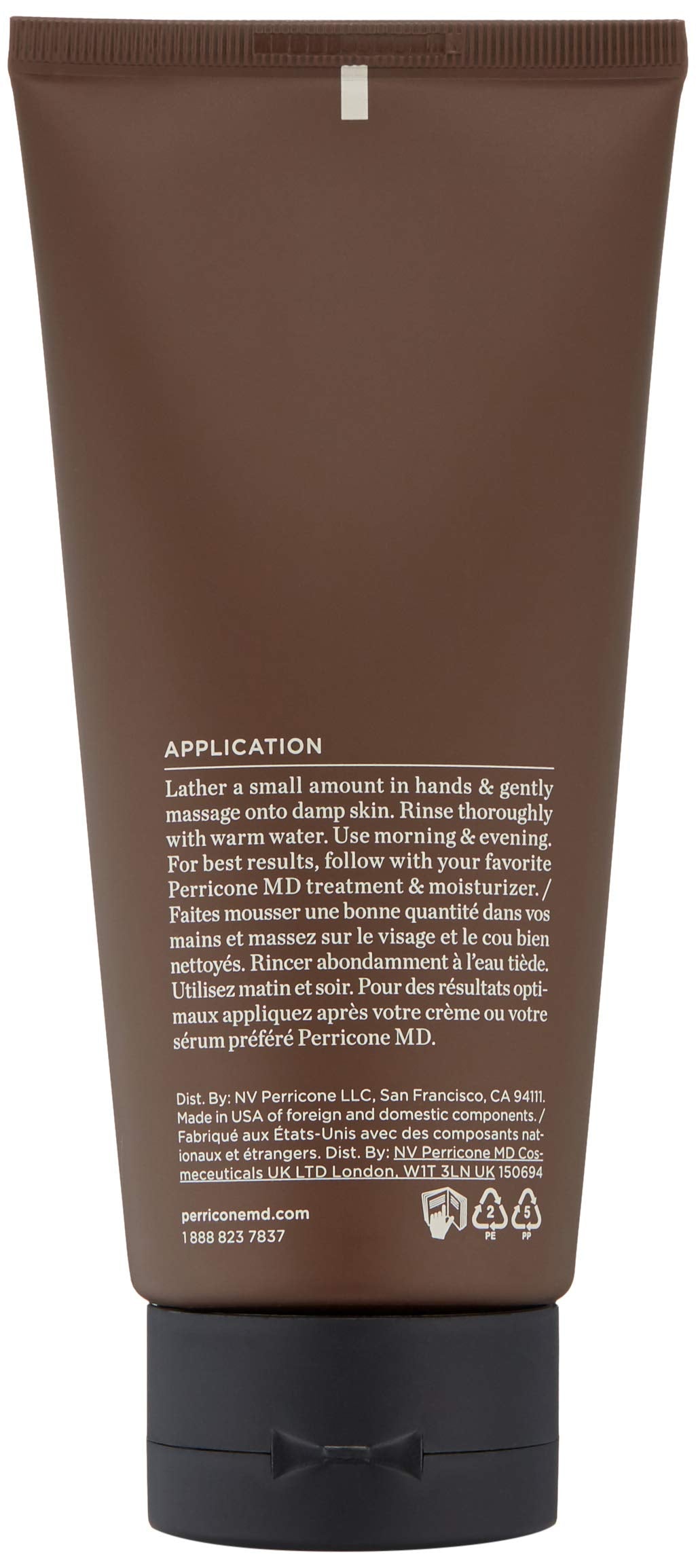 Perricone MD gel texture close-up highlighting smooth consistency and gentle cleansing