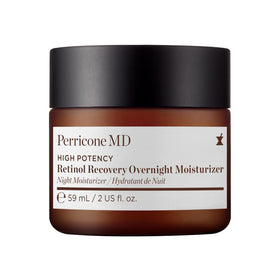 Perricone MD jar front view showing product packaging and benefit of restorative night treatment