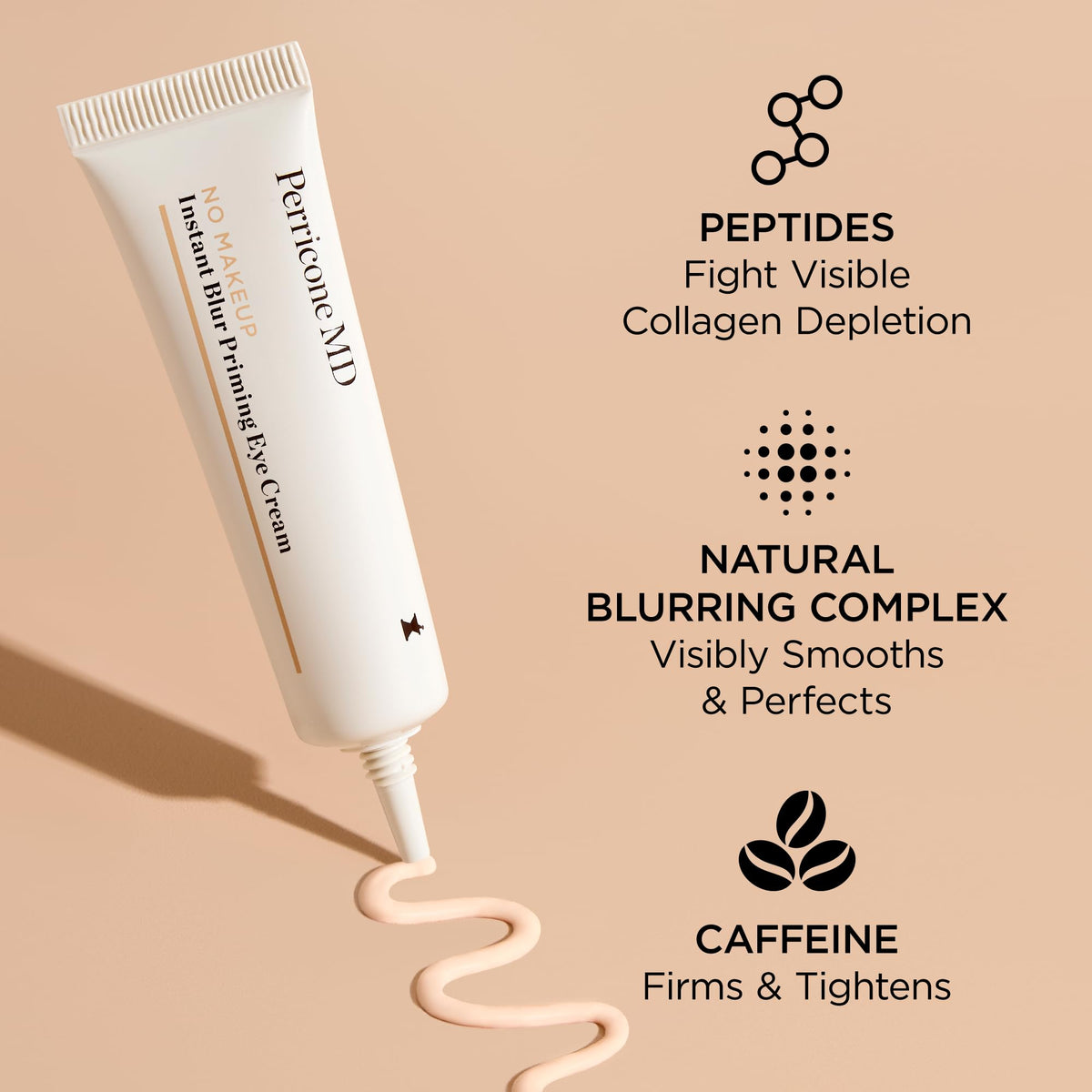 Perricone MD jar next to a fingertip showing compact 0.3 oz scale for portability