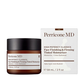 Perricone MD creamy tinted texture close-up demonstrating blendability