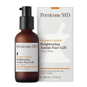 Perricone MD pump dispenser detail highlighting hygienic, controlled dispensing