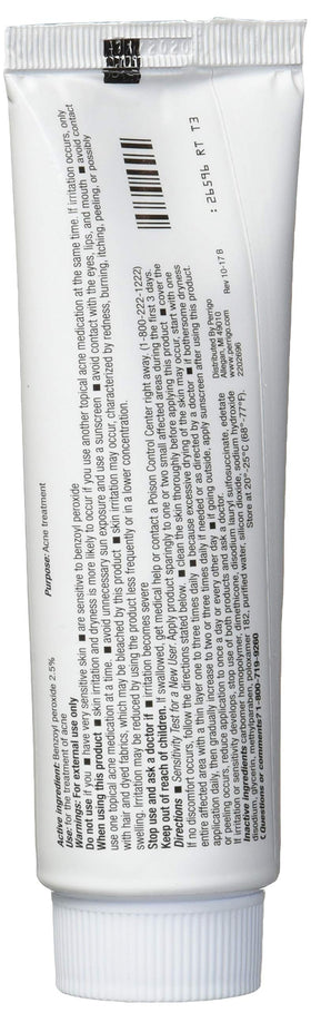 Perrigo gel texture close-up demonstrating fast-absorbing formula and smooth application