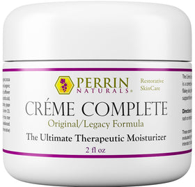 Perrin Naturals jar front view showing label and compact 2 oz size for travel