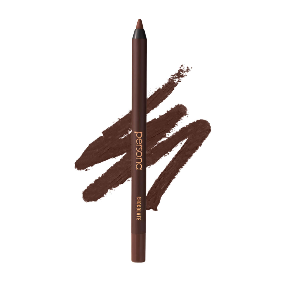 PERSONA chocolate eyeliner front packaging showing product name and depth