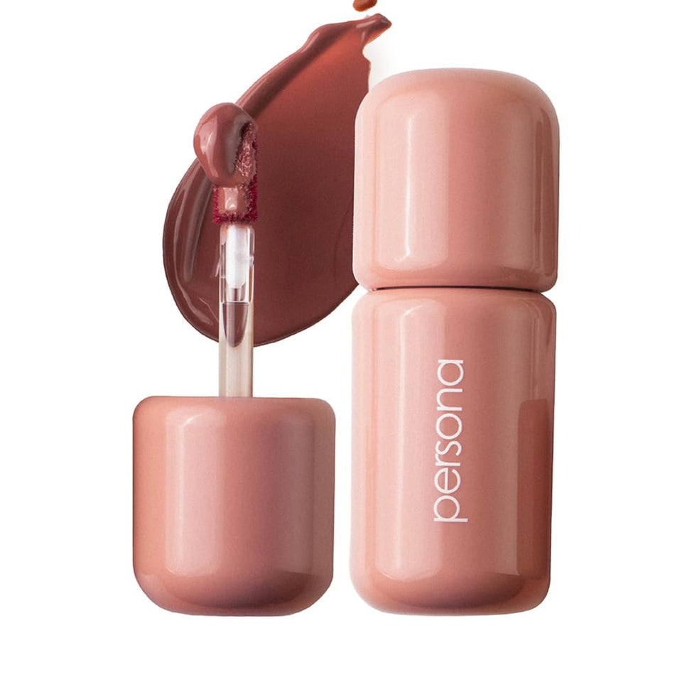 PERSONA front packaging showing glossy tube and shade, conveys polished everyday wear