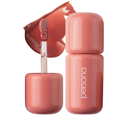 PERSONA front packaging showing peach gloss and branding for instant shine