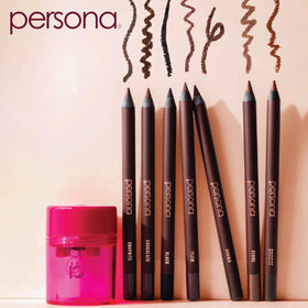 Persona texture stroke on skin showing creamy payoff and blendability