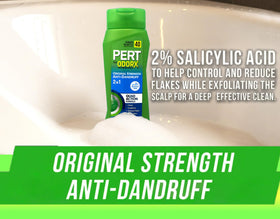 Pert bathroom lifestyle shelf displaying product convenience and routine simplicity