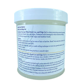 Peruvian white used in twisting locs for defined, neat locs