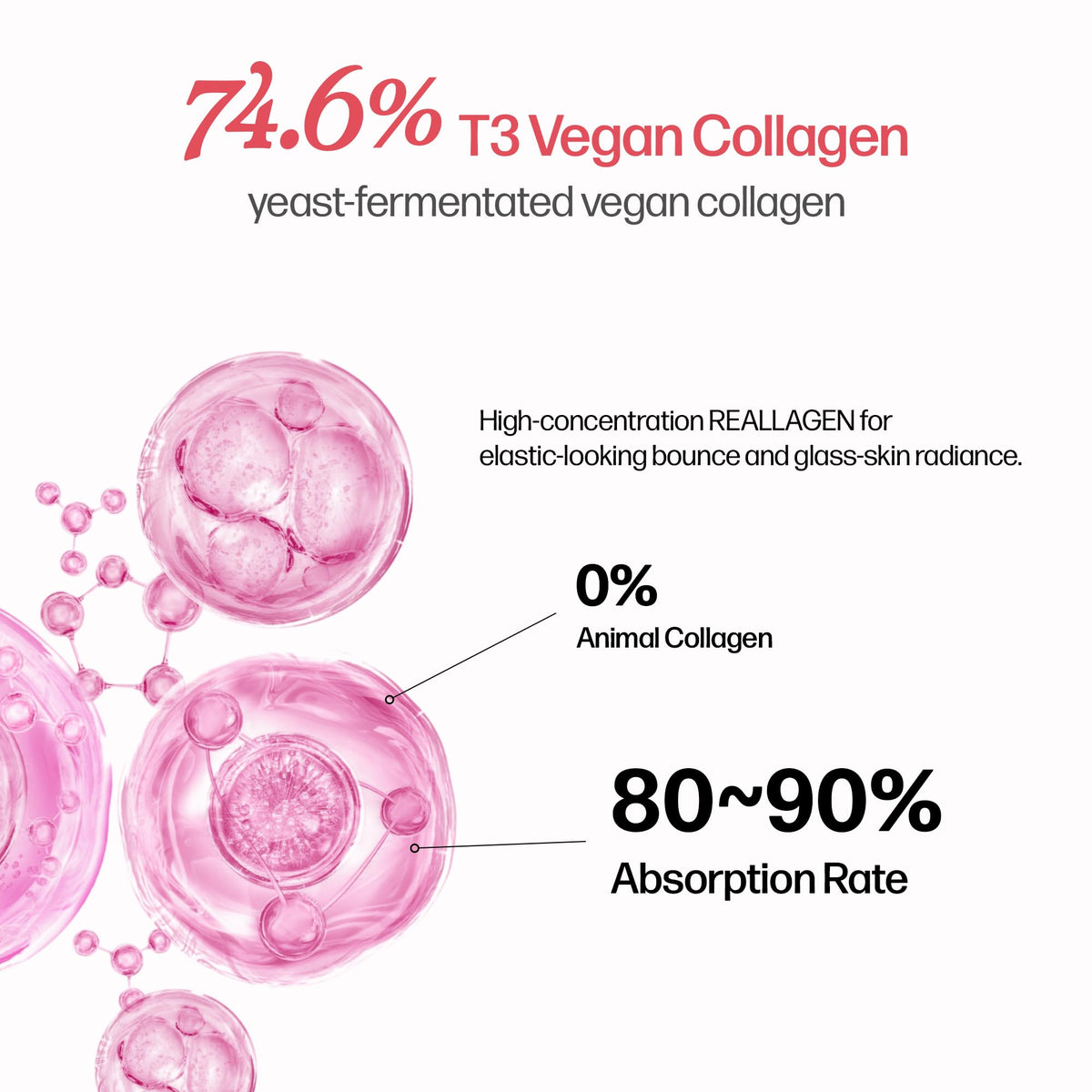 PESTLO label ingredients close-up listing vegan collagen benefit