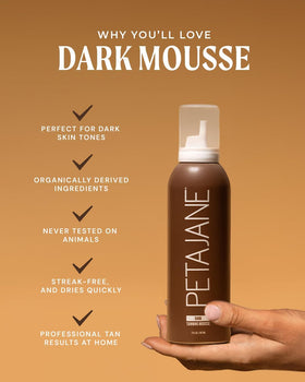 Peta Jane back label close-up detailing ingredients and usage instructions clearly