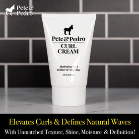 Pete & Pedro product label highlighting jojoba and sunflower ingredient benefits