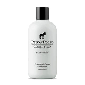 Pete & Pedro front bottle view showing clear branding and size benefit