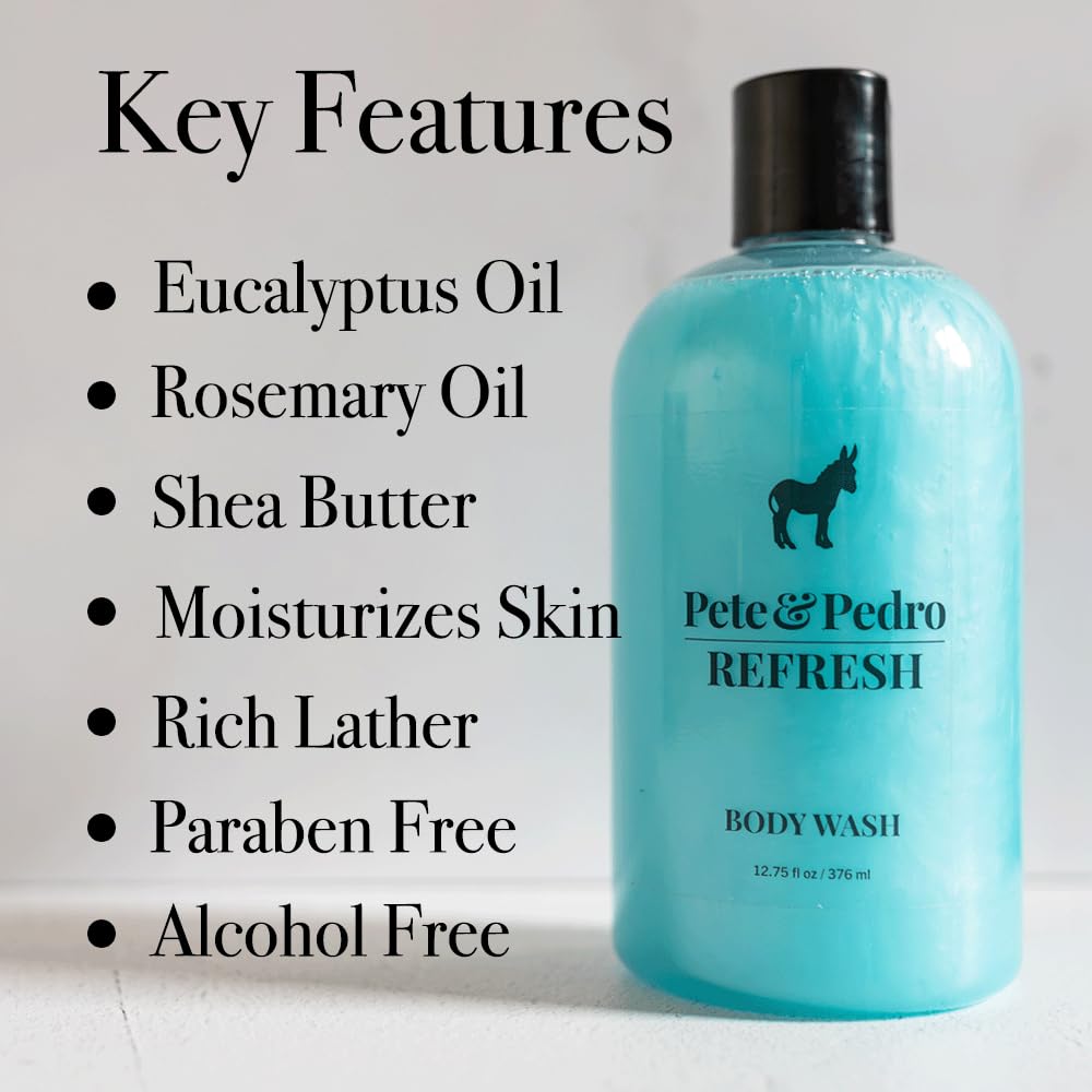 Pete & Pedro gel lather close-up demonstrating hydrating foam