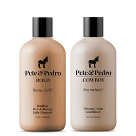 Pete & Pedro front packaging showing duo and masculine scent benefits