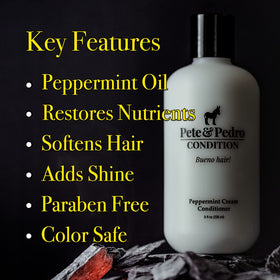 Pete & Pedro conditioner cream texture close-up for smooth detangling benefit