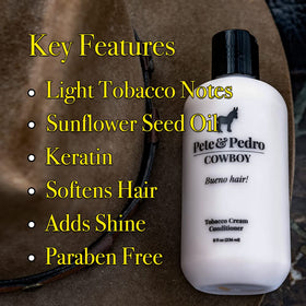 Pete & Pedro COWBOY creamy texture close-up demonstrating lightweight hydration