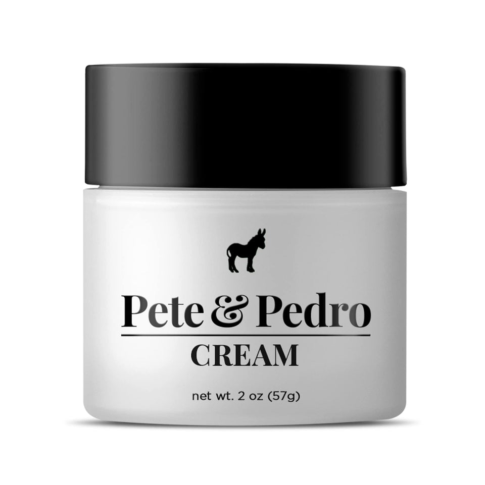 Pete & Pedro front packaging showing 2 oz tube and brand benefit