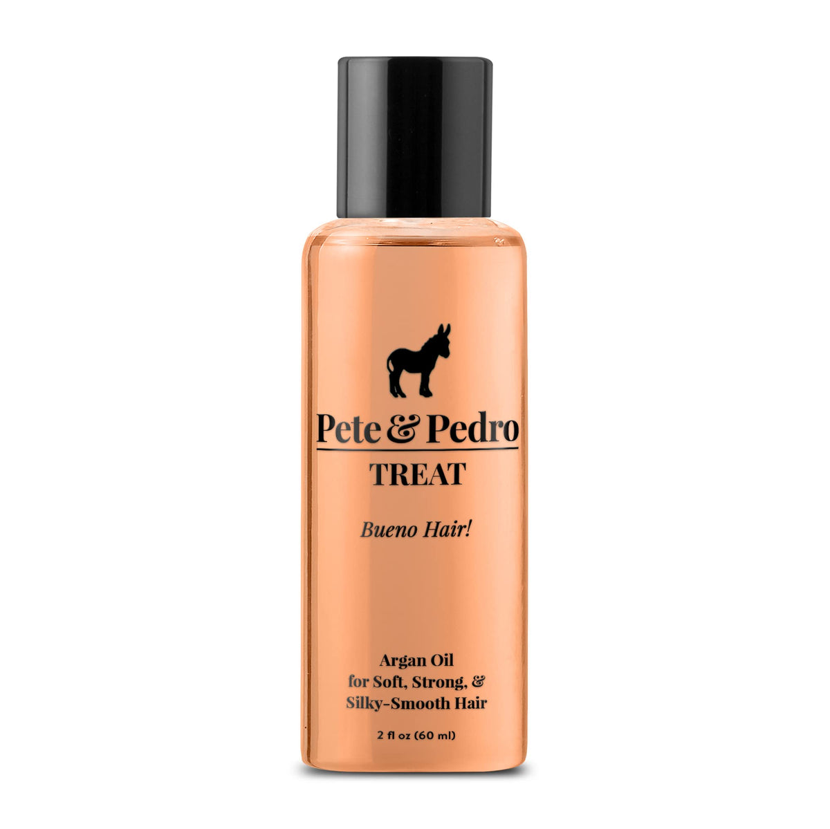 Pete & Pedro front packaging showing compact 2 oz bottle and branding benefits