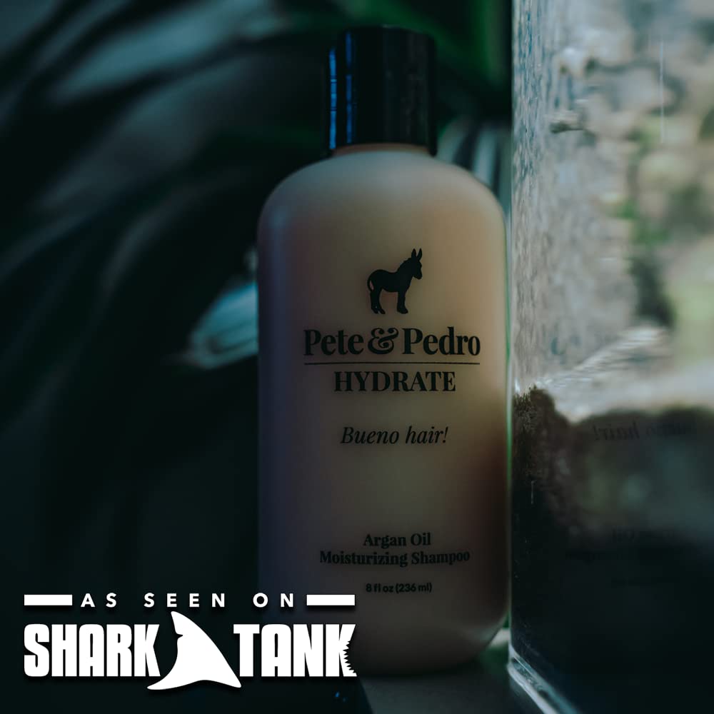 Pete & Pedro Hydrate shampoo foaming to show effective cleansing benefit