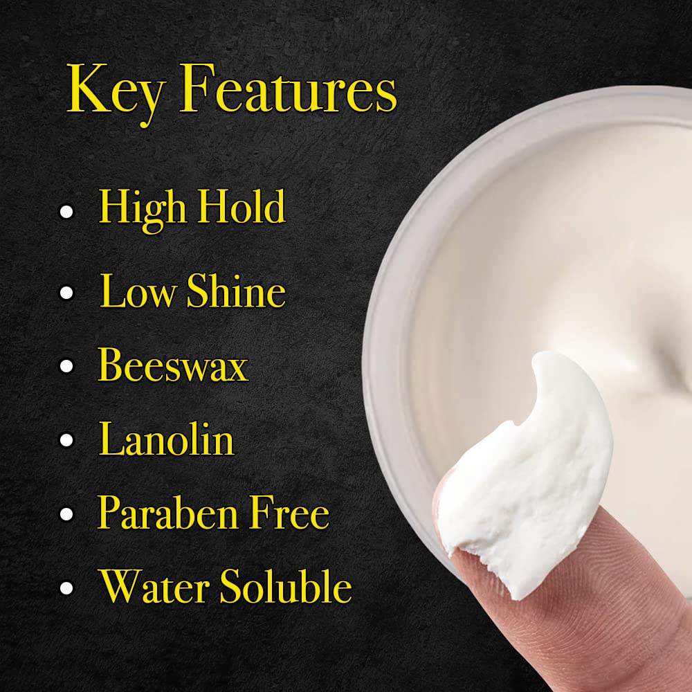 Pete & Pedro open jar texture highlighting putty consistency for easy grip and styling