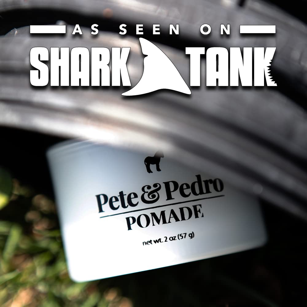 Pete & Pedro 2 oz tin beside a common object showing compact travel-friendly benefit