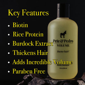Pete & Pedro back label ingredients view highlighting clean formula benefits and safety