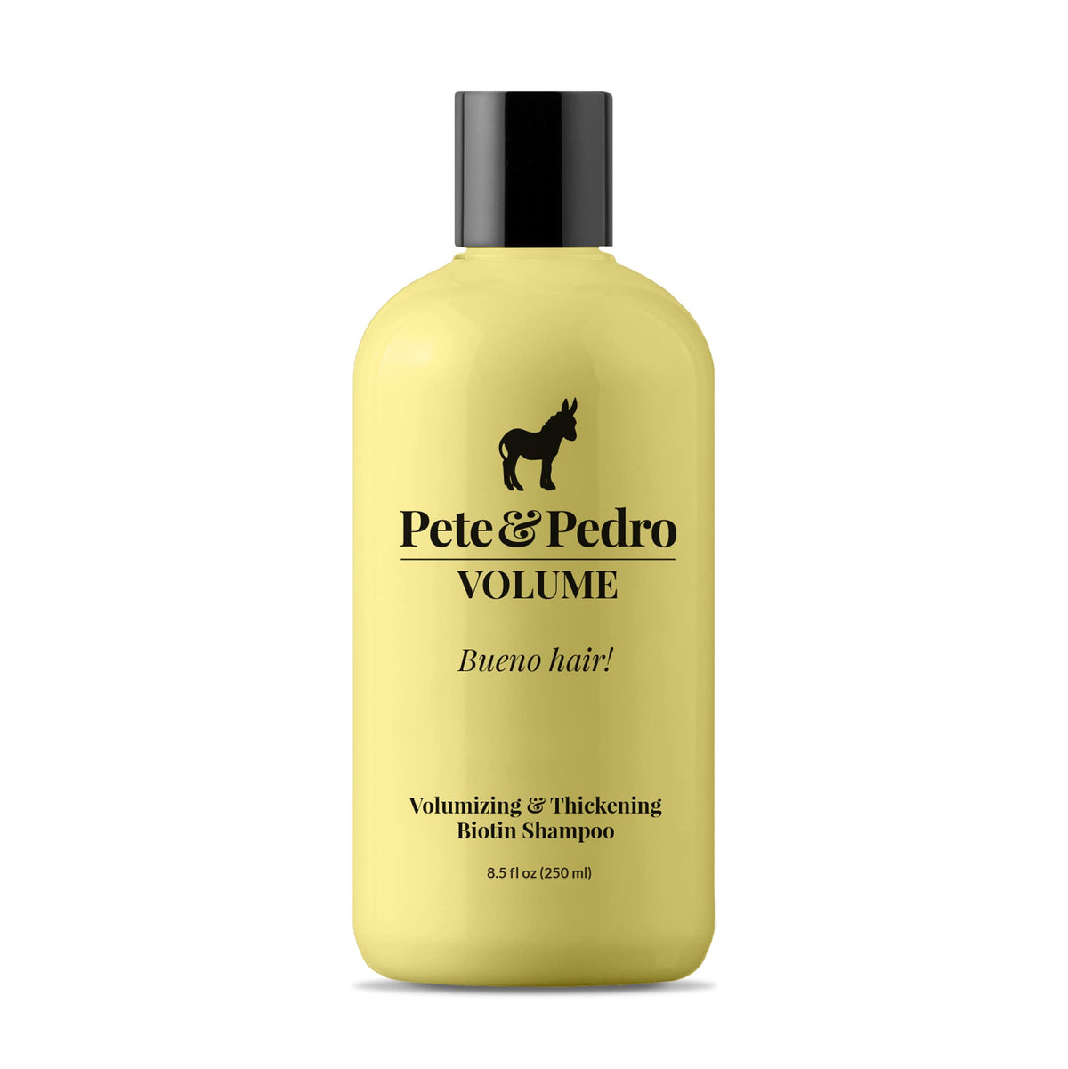 Pete & Pedro front bottle shot showing product and brand for instant recognition and trust