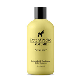 Pete & Pedro front bottle shot showing product and brand for instant recognition and trust