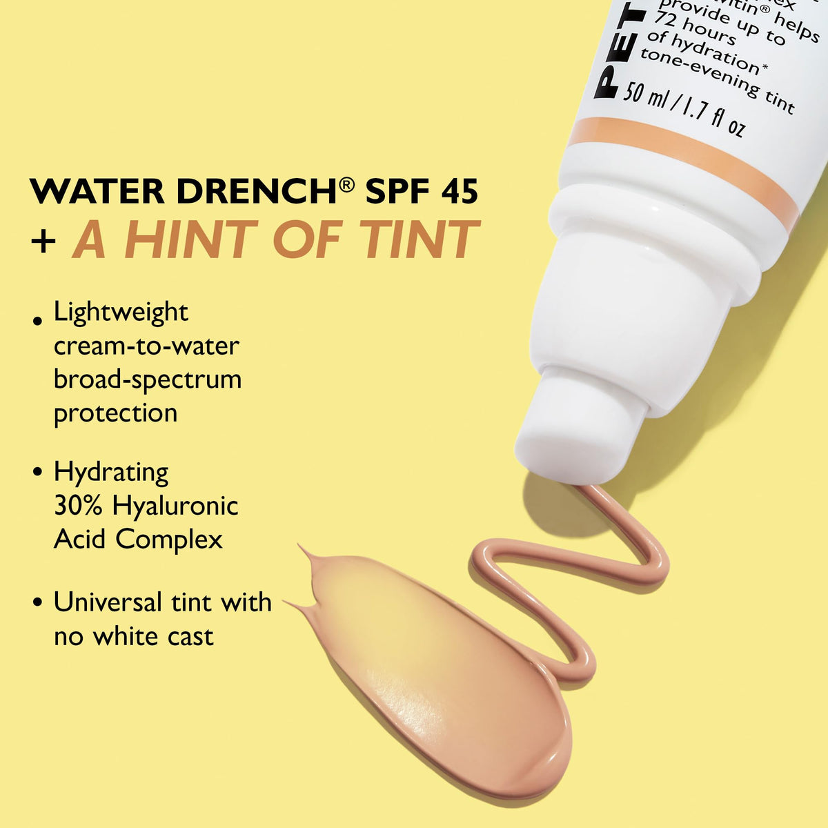 Peter Thomas Roth applied on skin showing seamless sheer tint blending
