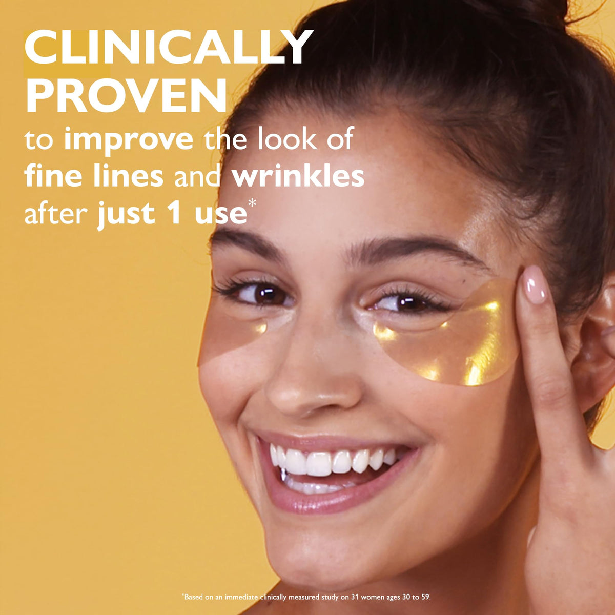 Peter Thomas Roth close-up showing 24K gold shimmer and brightening effect