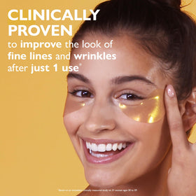 Peter Thomas Roth close-up showing 24K gold shimmer and brightening effect