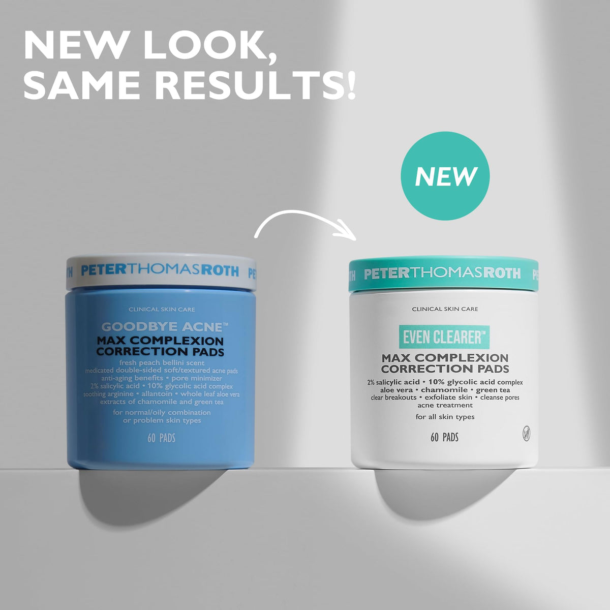 Peter Thomas Roth applying pad to jawline, targeted blemish and congestion control benefit