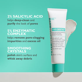 Peter Thomas Roth application on cheek demonstrating gentle massage and pore refining