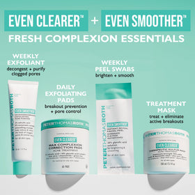 Peter Thomas Roth on bathroom shelf conveying daily routine integration benefit