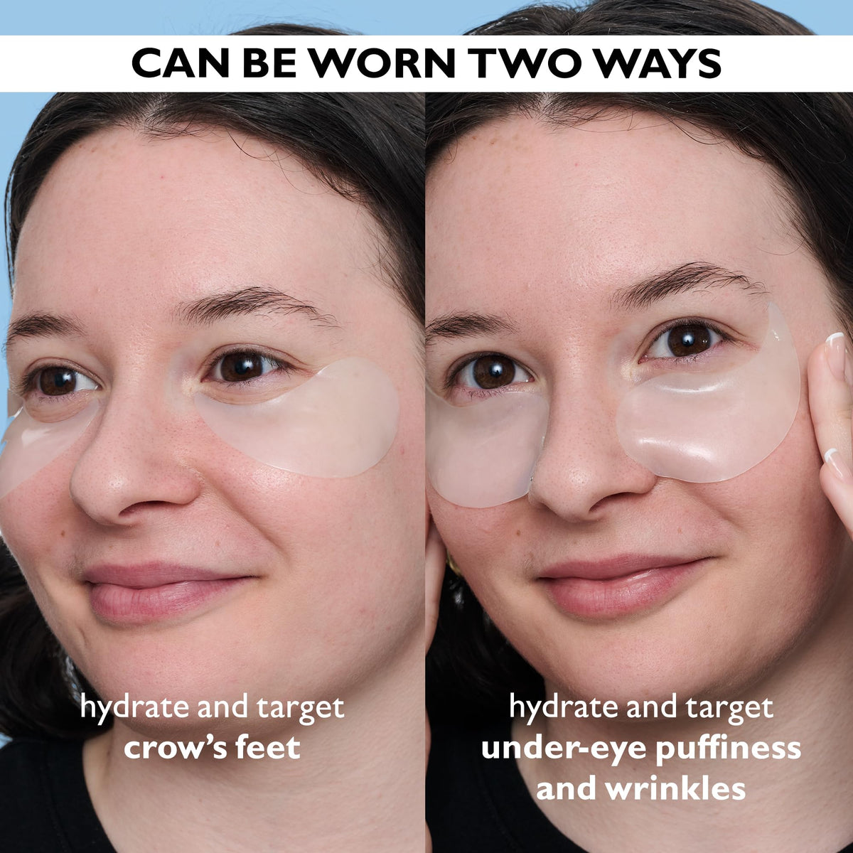 Peter Thomas Roth gel patch texture close-up for visible hydration