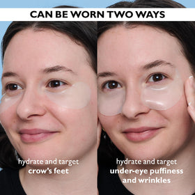 Peter Thomas Roth gel patch texture close-up for visible hydration
